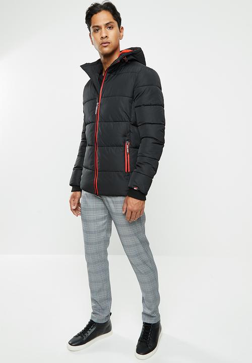 Superdry. - Sports puffer jacket - black