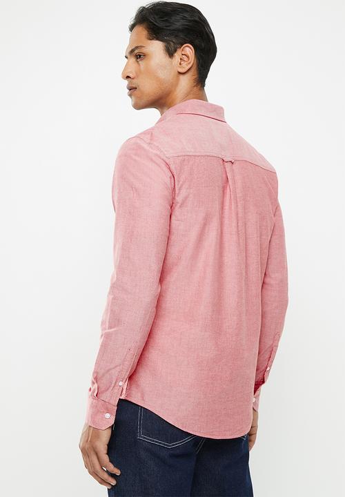 Cotton On - Brunswick shirt 3 - red oxford