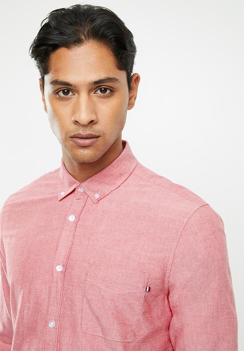 Cotton On - Brunswick shirt 3 - red oxford