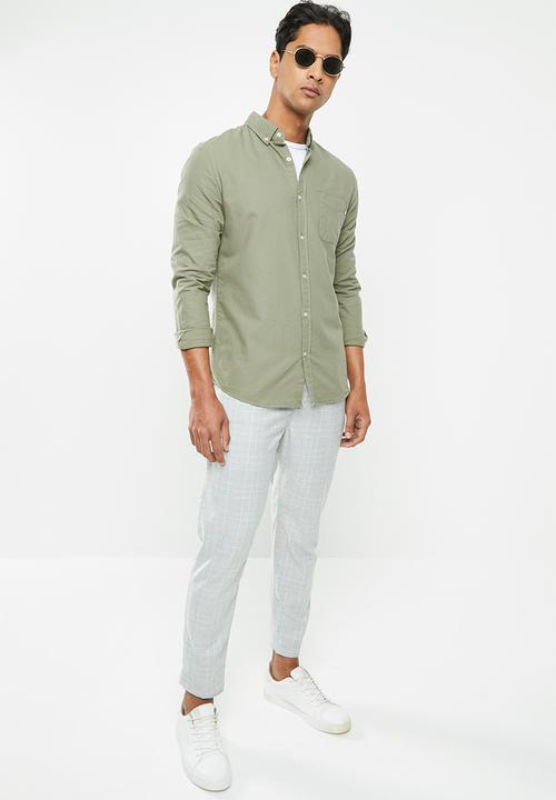 Cotton On - Brunswick shirt 3 - sage