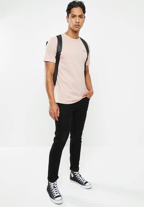 Cotton On - N.Y original text T-shirt - dirty pink