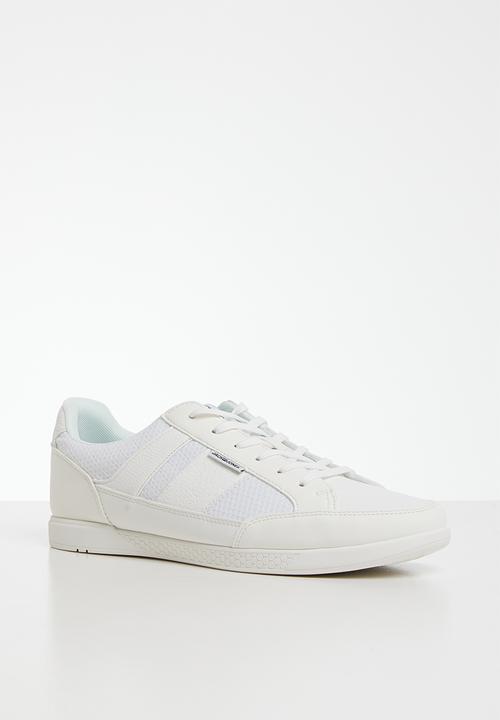 Jack & Jones - Byson mesh mix sneaker - white
