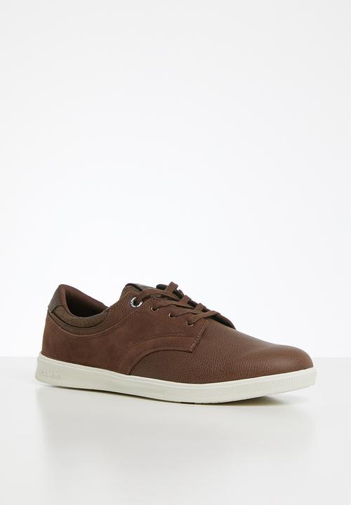 Jack & Jones - Spencer combo sneaker - cognac