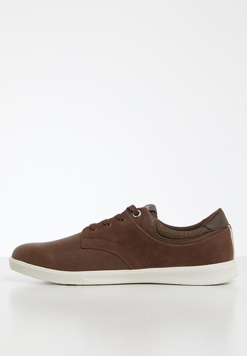 Jack & Jones - Spencer combo sneaker - cognac