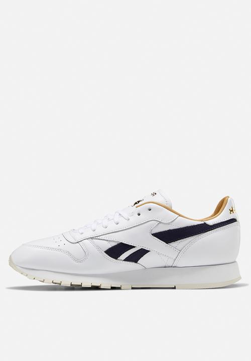 Reebok - Classic Leather - white / purple delirium / paperwhite