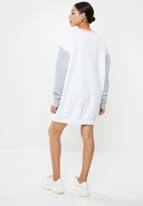 Missguided - Colour block sweater dress triangle - multi 