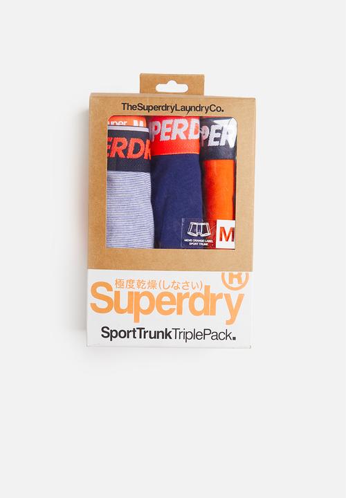Superdry. - O.l sport 3 pack trunks - multi