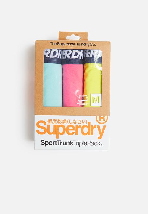 Superdry. - O.l sport 3 pack trunks - multi