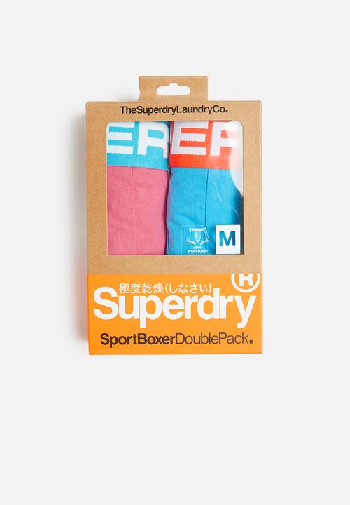 Superdry. - Sport 2 pack boxers - multi