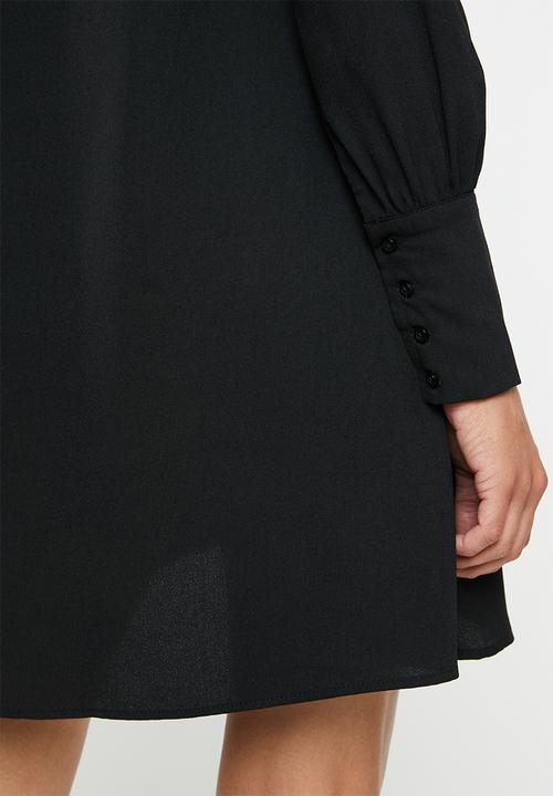 Glamorous - Swing shirt dress - black