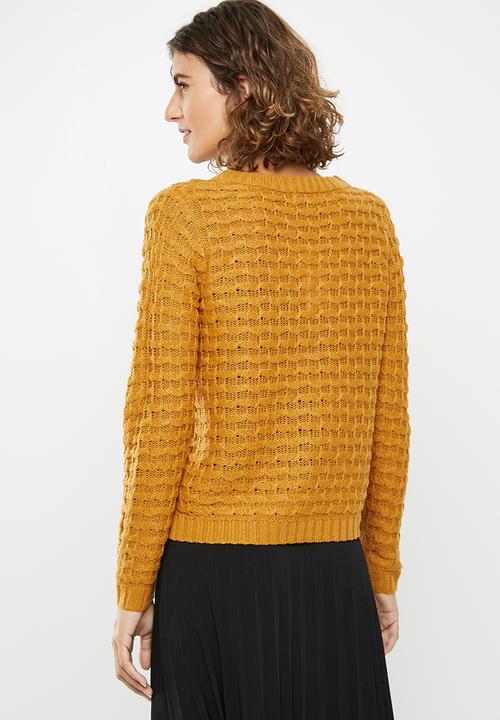Jacqueline de Yong - Asher pullover - inca gold  