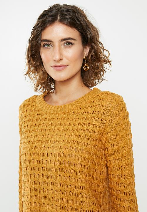 Jacqueline de Yong - Asher pullover - inca gold  