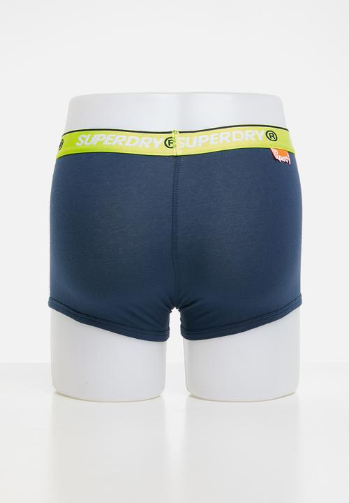 Superdry. - O.l sport 3 pack trunks - navy 