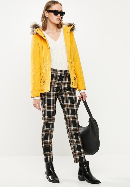 ONLY - New lucca parka jacket - yellow