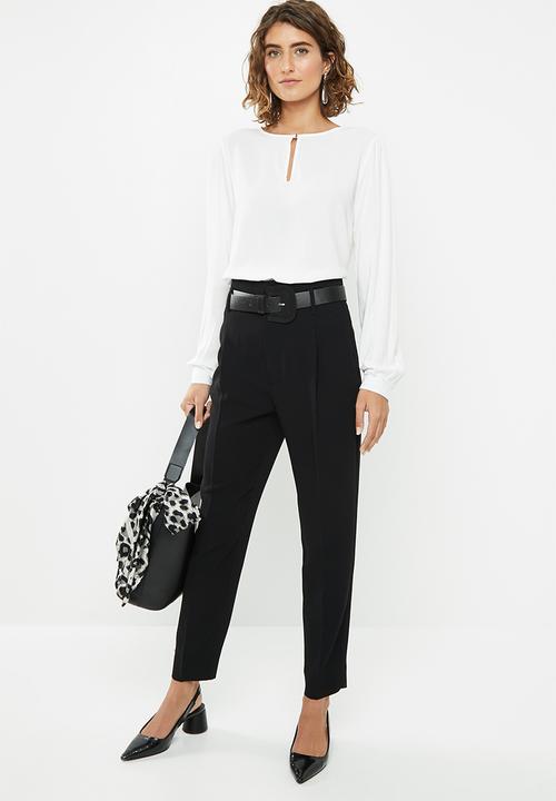 edit - Tunic with front keyhole - milk