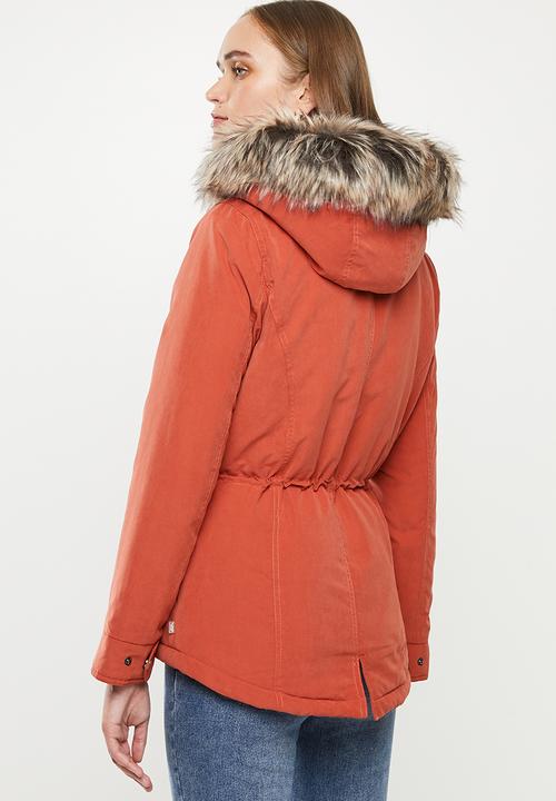ONLY - New lucca parka jacket - orange 