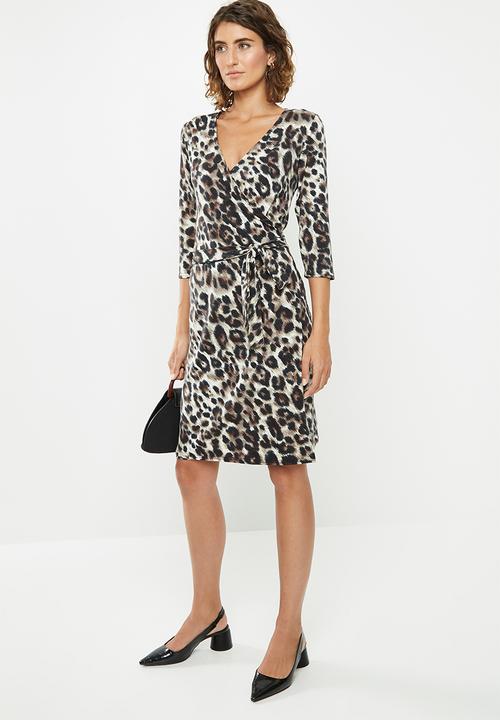 edit - Classic wrap dress - multi 