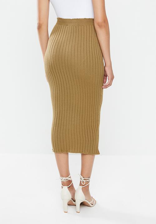 Glamorous - Midi skirt - brown