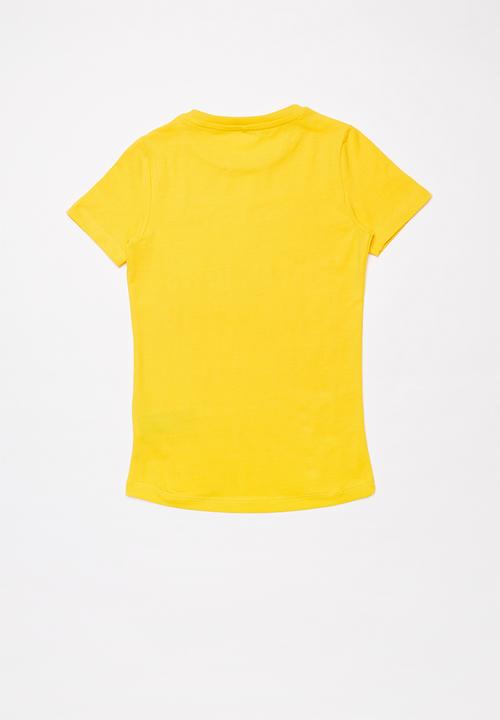 Name It - Lina short sleeve slim top - yellow