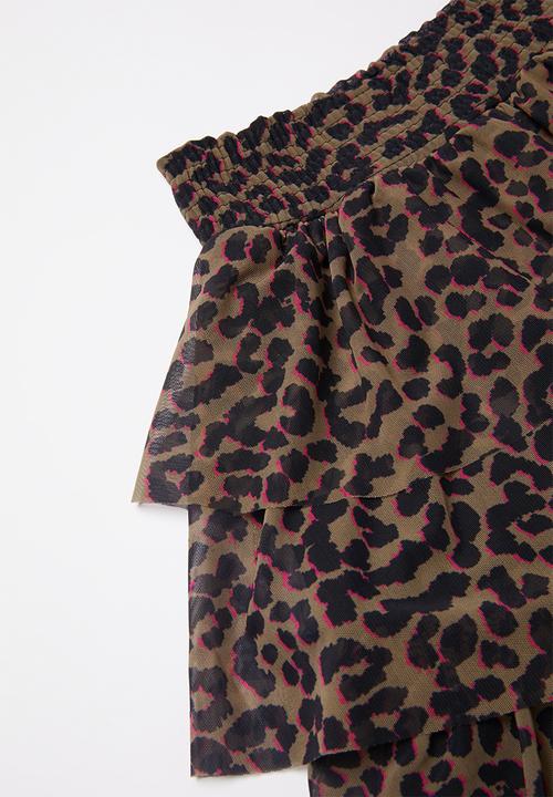 Name It - Lucky skirt - brown & black