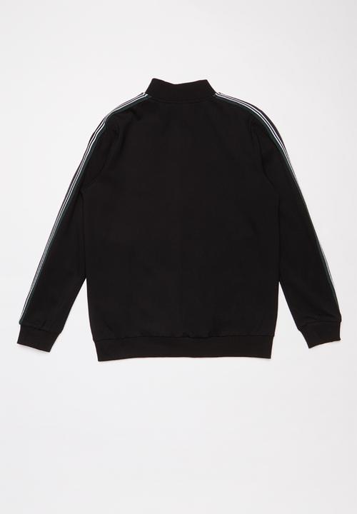 Name It - Zip through bomber jacket - black