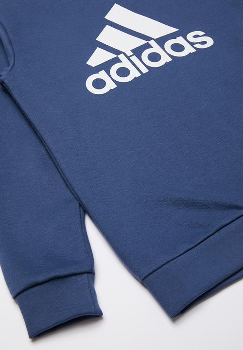 adidas Performance - Junior boys must have crew - blue & white 