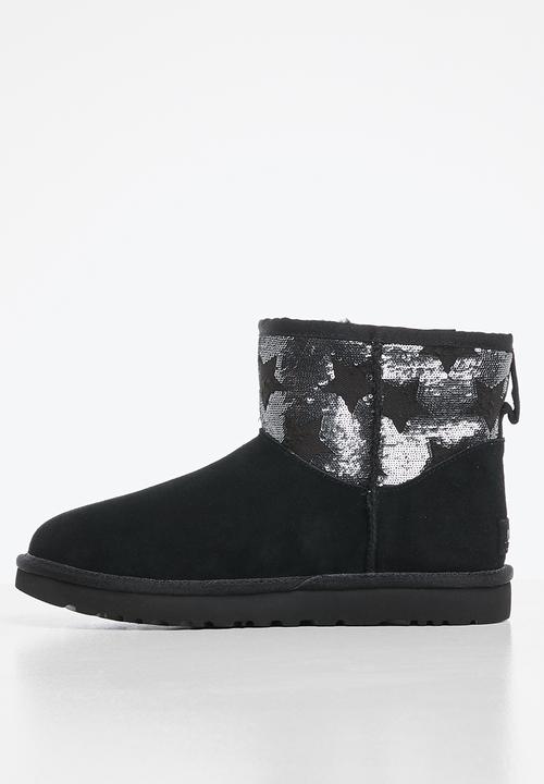 UGG® - Classic mini sequin stars - black