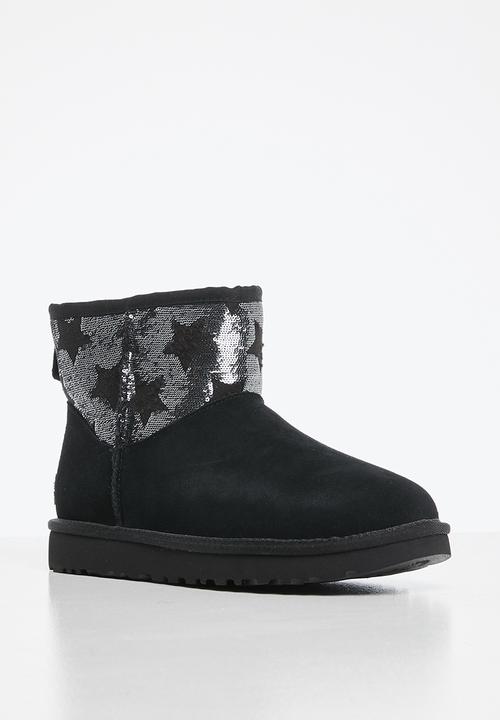 UGG® - Classic mini sequin stars - black