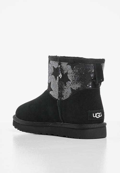 UGG® - Classic mini sequin stars - black