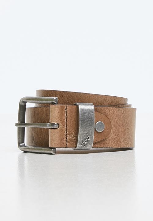 tan leather belt