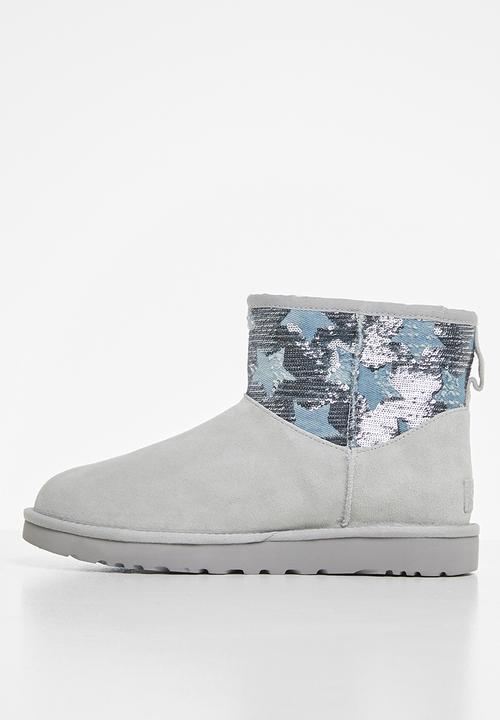 UGG® - Classic mini sequin stars - grey violet