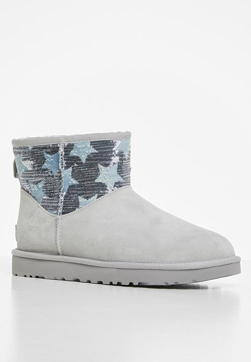 UGG® - Classic mini sequin stars - grey violet