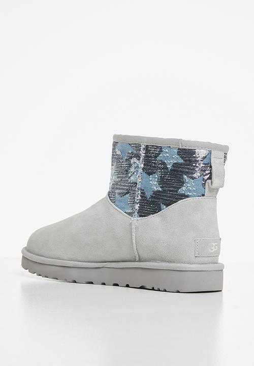 UGG® - Classic mini sequin stars - grey violet