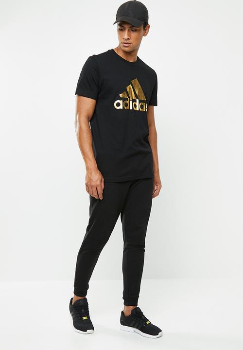 adidas Performance - 8-Bit foil grfx tee - black