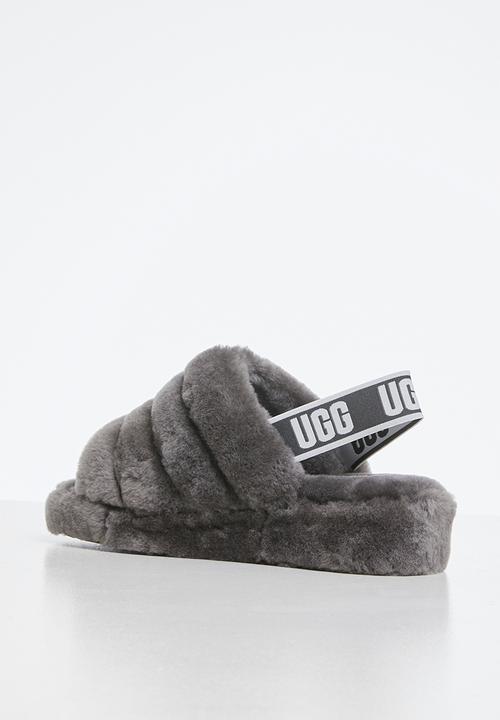 UGG® - Fluffy yeah slide - charcoal