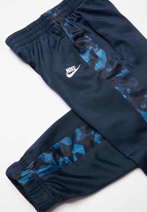 Nike - Nike kids boys texture camo tricot set  - navy & black