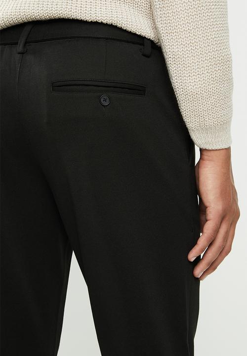 Only & Sons - Leo belted pants - black