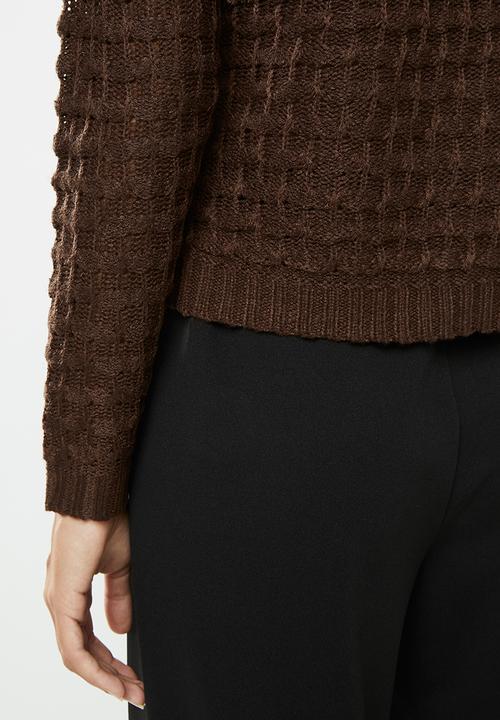 Jacqueline de Yong - Asher pullover - brown