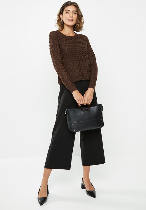 Jacqueline de Yong - Asher pullover - brown