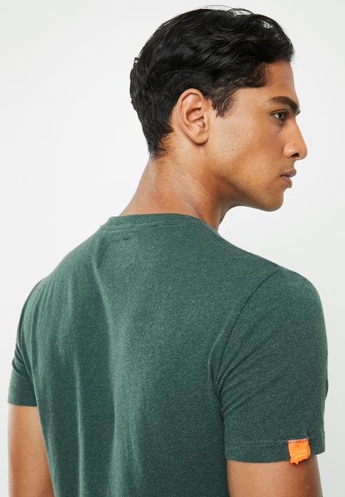 Superdry. - Ol vintage embroidery tee - green