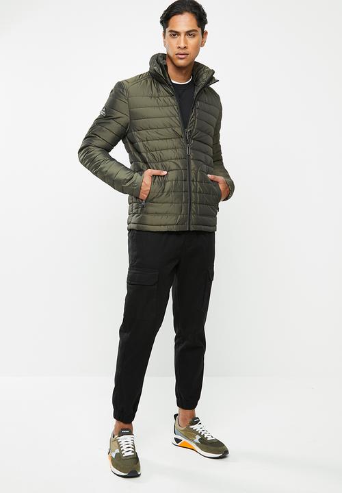 Superdry. - Double zip fuji jacket - green