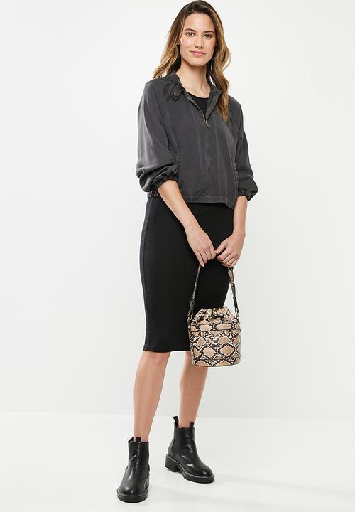 Cotton On - Femme utility bomber - charcoal 