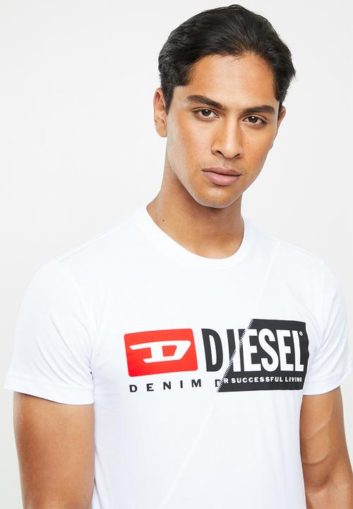 Diesel  - Diego cuty short sleeve tee - white