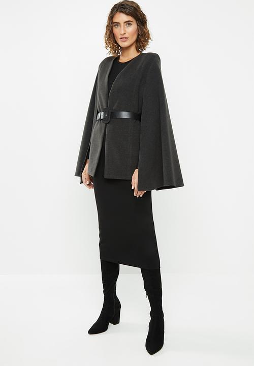 edit - Structured cape - grey