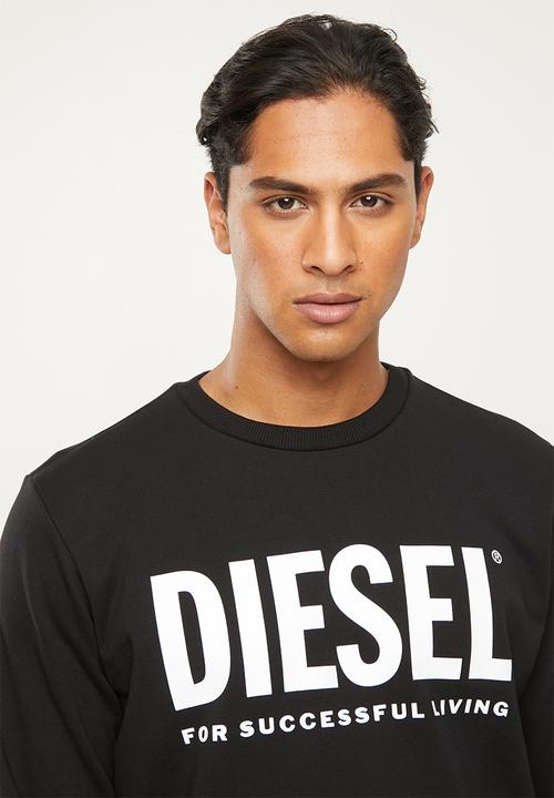 Diesel  - S-gir division logo sweater - black