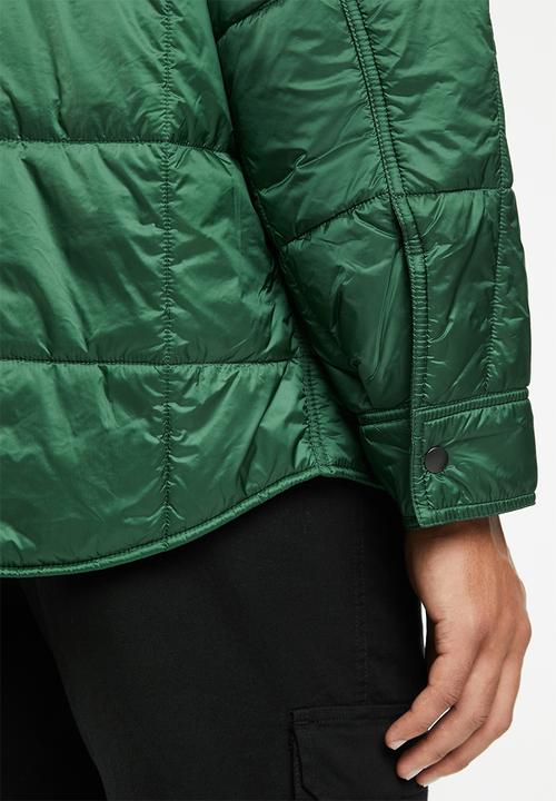 Diesel  - Welles quilted jacket - green & black 