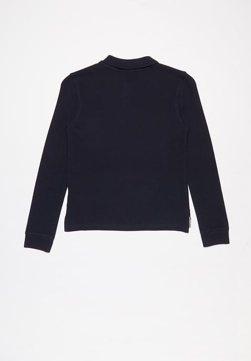 POLO - Boys robert long sleeve golfer - navy