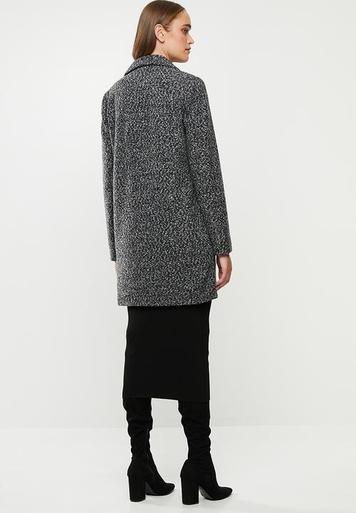 ONLY - Larya melange coat - dark grey 