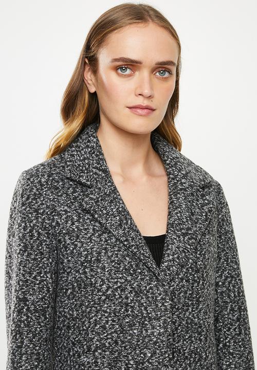 ONLY - Larya melange coat - dark grey 