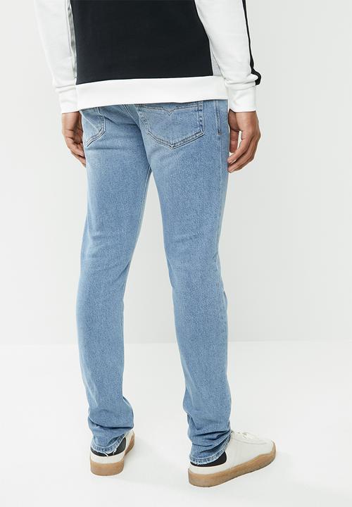 Diesel  - Tepphar slim fit carrot leg jeans - blue